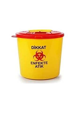 Tıbbi Atık Çöp Kovası 10 Lt 5 Adet Genel