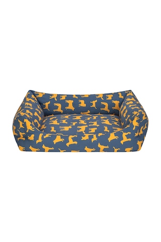 Pet Comfort Uniform Lacivert-sarı Köpek Yatağı L 70x60cm