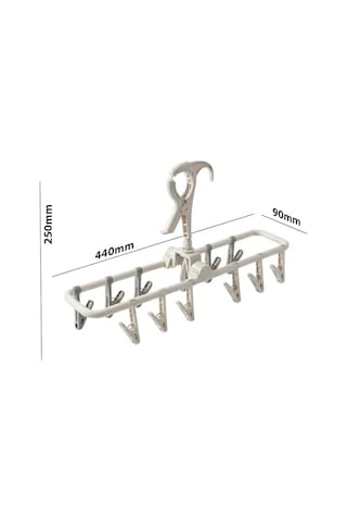 Katlanabilir 12 Mandallı Çamaşır Askısı, Taşınabilir Seyahat Kurutmalığı, Çorap, Kravat Ve İç Çamaşırı Kurutucu, Kilitli Kancalı Pratik Balkon Ve Kamp Askısı, Yer Tasarruflu Kurutma Aparatı 1000'li Set