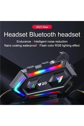 Prepare Y20 Bluetooth 5.3 Motosiklet Kulaklık