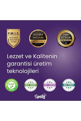 Spelly Kısırlaştırılmış Somonlu Yetişkin Kedi Maması Konservesi 24 x 400 G