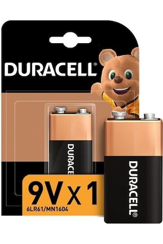 Duracell 9 V Pil Tekli Kart