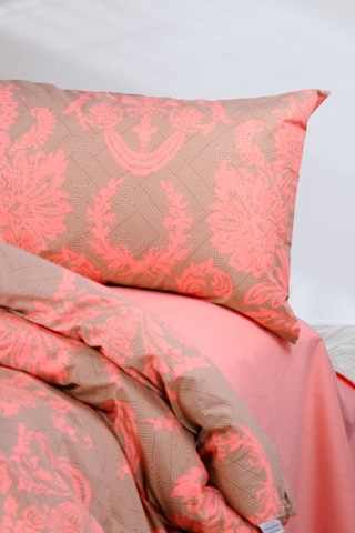 Aytunç Firuze %100 Pamuklu Çift Kişilik Nevresim Takımı 200x2... Pudra