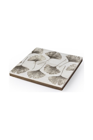 Yargıcı Çiçek Desenli Kare Bardak Altlığı 10x10 Cm 26knhs1018m St
