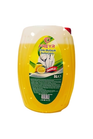 Freyr Limon Kokulu Elde Bulaşık Deterjanı 5 L