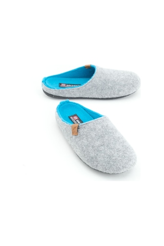 Gezer Kışlık Çıkarılabilir Comfort Taban Kadın Ev Terliği Gri