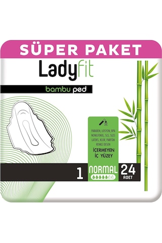 Ladyfit Bambu Hijyenik Ped Normal 24'lü