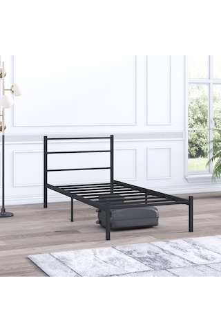 Mobpazar Basic Metal Karyola 90 x 190 CM Siyah