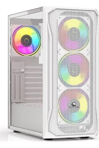 Gamebooster GB-T005MW Mid Tower Gaming Kasa Beyaz