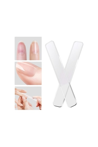 Tırnak Törpüleme Aleti Cam Malzeme Parlatma Manikür Pedikür 5 Adet