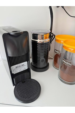 Nespresso Bardak Altlığı 10 Cm Düşük Profil Su Damlama Haznesi Siyah