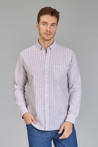 Bisse Paşa Yaka Regular Fit Uk Gömlek T Cep Kahve Gmktn3ps224008 D11 Kahve