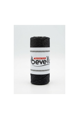 Simli Siyah Yumuşak Pamuk Siyah Cotton Zincir 1.5 Mm 5x 100 Gr