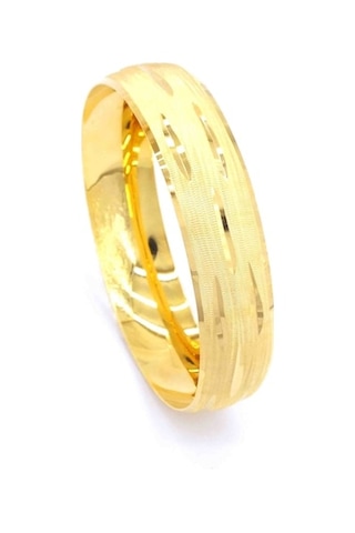 Ferizz 22 Ayar Altın Kaplama Imitasyon Bilezik 15Mm Kalınlık (478461856) Altın