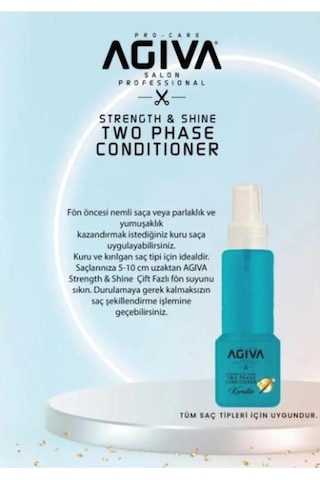 Agiva İki Fazlı Fön Suyu 300 Ml Keratin