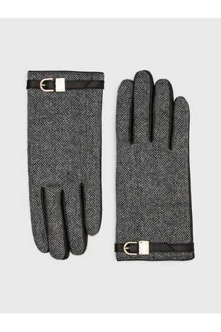Tommy Hilfiger Th Evenıng Gloves He Kadın Gri Eldiven