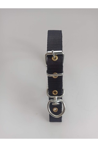 Kozaklı Küçük Irk Köpek Tasması Siyah 50 x 2.5 CM Siyah