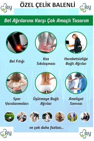 Raj Lumbosacral Bel Fıtığı Disk Kayması Korsesi