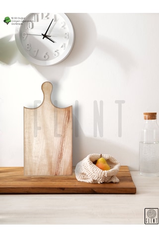 Gürgen Ahşap Doğal Kesme Tahtası Doğrama Tahtası 1 Parça