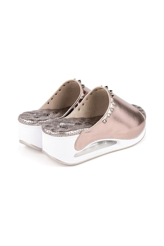 Muya Gema Anatomik Air Max Tabanlı Kadın Terlik Platin 40