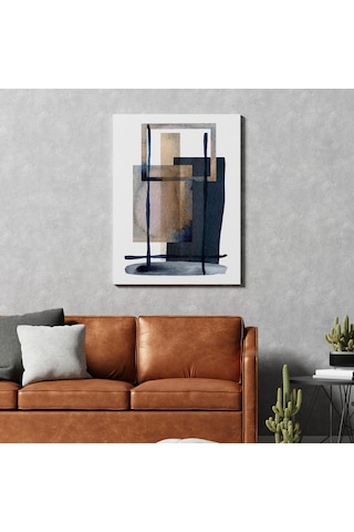 Dikdörtgen Denge Soyut Kanvas Tablo Nv00288
