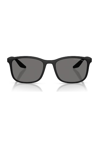 Prada Ps A08s Dg002g 56 Linea Rossa Erkek Polarize Kare Siyah Kemik Güneş Gözlüğü Siyah