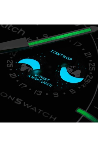 Swatch Omega Moonswatch Mission To The Moonphase - New Moon So33b700 Siyah