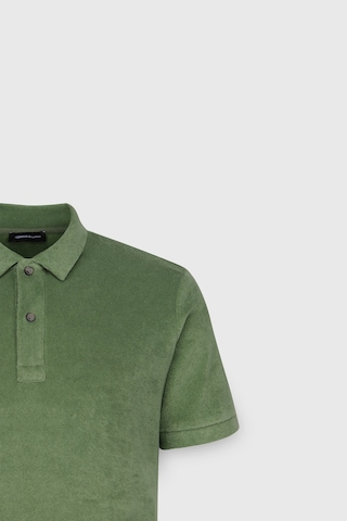 AC&Co / Altınyıldız Classics Erkek Yesıl Slim Fit Dar Kesim Pamuklu Havlu Kumaş Polo Yaka Tişört Yeşil