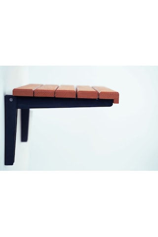 Rafadi Katlanır Ahşap Tabure Duş Taburesi Kapı Önü Doğal Ahşap Katlanır Banyo Oturağı Duş Oturağı Ahşap