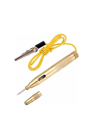 Araç Elektrik Kontrol Kalemi Timsah Ağızlı 6v 12v 24v Test Kalem