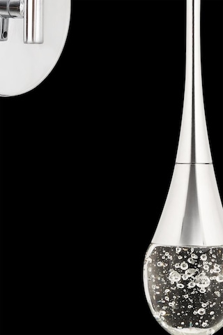 İstanbul Avize Aplik Mercure Tekli Gümüş Ledli 3 Renk Modern Led Aplik Gümüş