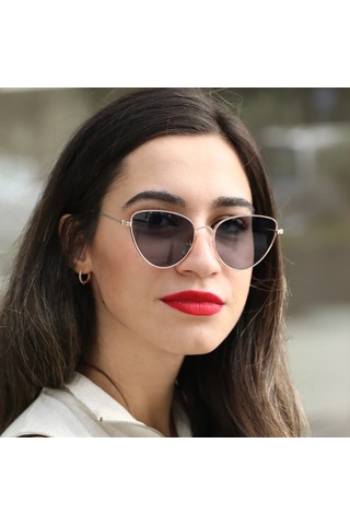 Hotmama Altın Kadın Güneş Gözlüğü