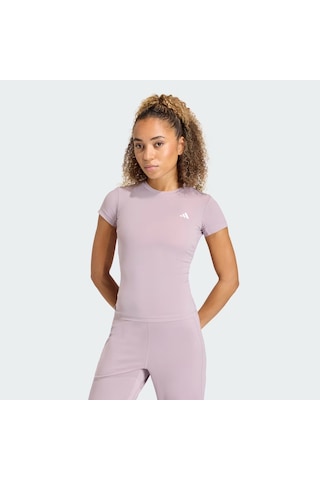 Adidas Primelift Essentials Workout Contour Kadın T-shirt Kd0113 Lila