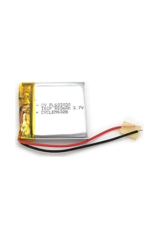 Mp3 Mp4 Akıllı Saat Pil 3.7V 550Mah Şarjlı Li-Polimer Batarya 25M