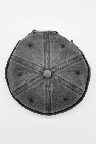 Külah Vintage Retro Eskitme Pamuk Cap Docker Şapka - Siyah