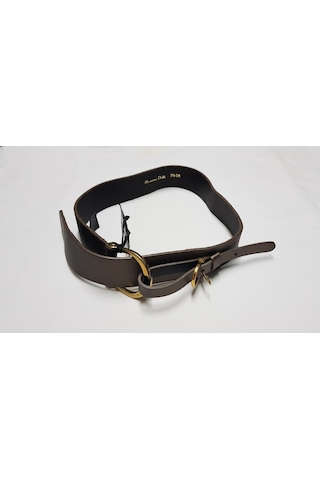 Massimo Dutti 6109/678 Massımo Dutti Vizon Bayan Deri Kemer Vizon
