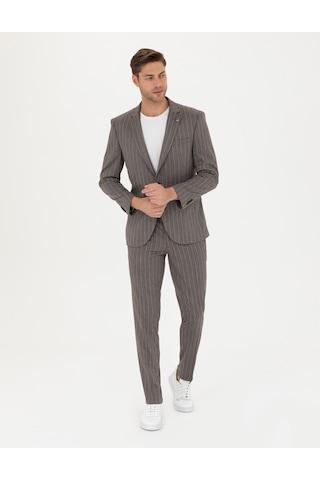 Pierre Cardin Erkek Açık Kahverengi Takım Elbise 50273543-vr002 Açık Kahverengi