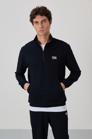 Tommy Life Herbert Lacivert Dik Yaka Eşofman Takım - 85233 Lacivert