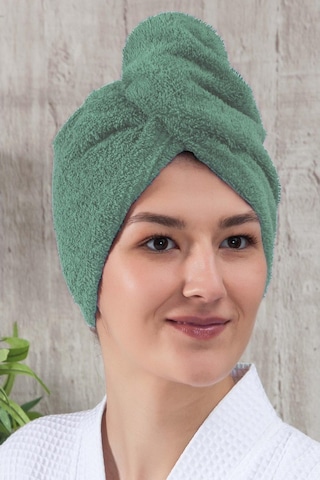 Düz Eponj Düğmeli Havlu Saç Kurulama Bonesi (343993457)