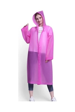 Marlux Eleven Market Raıncoat Eva Unisex Pembe Yağmurluk Pembe