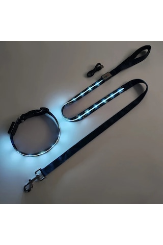 Willowhaven Yomisgo 2 Adet Usb Şarjlı Ipx7 Led Işıklı Nefes Kesici Siyah Tasma Ve Tasma Seti Diğer