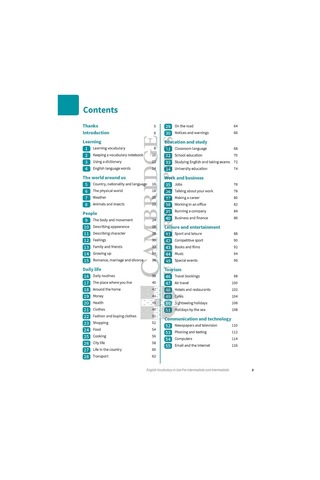 English Vocabulary İn Use: Vocabulary Reference And Practice