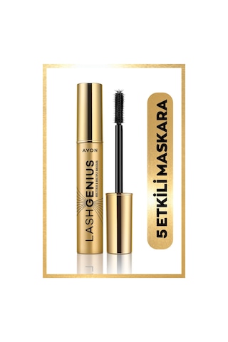 Avon Lash Genius 5 Kirpik Etkisi Maskara Modern Navy