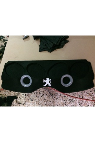 Peugeot 207 Pandizot 4x20cm Midrange Polyesterli Portlu