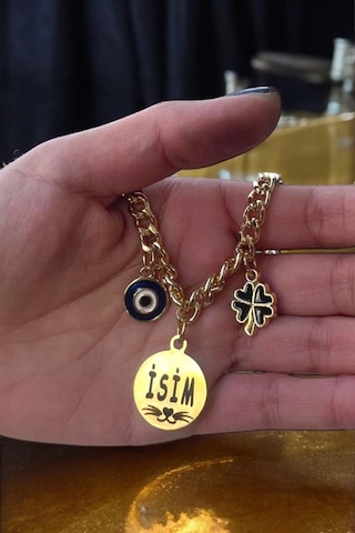 Caramelos Kedi Tasması Isimli Kedi Tasması Zincirli Tasma Paslanmaz Çelik Kedi Kolyesi