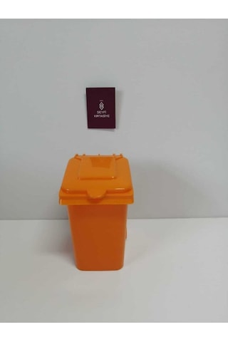 Mini Çöp Kovası Masaüstü Kalemlik Çok Renkli