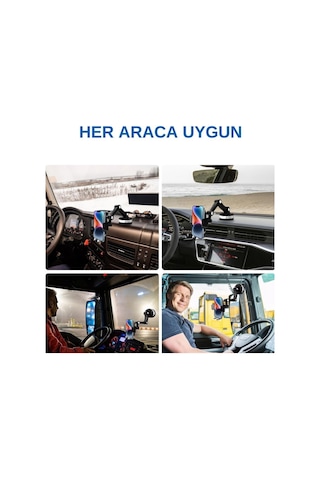 Telefon Tutacağı Terminatör Oto Araç Tel Tutucu Akrobat Ayarlı Vantuzlu Glz03517198 Siyah