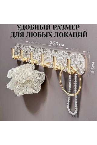 Besthome1 6'lı Şeffaf Banyo Çekmecesi, Delme Yok Abs Plastik, 10 Kg, Mozaik/çamurluk, Hızlı Kurulum Hook Gümüş Gümüş