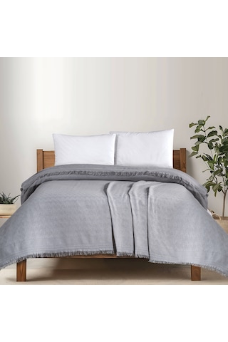 Schafer Home Zuma Çift Kişilik Pike 200x220 Cm-gri Gri