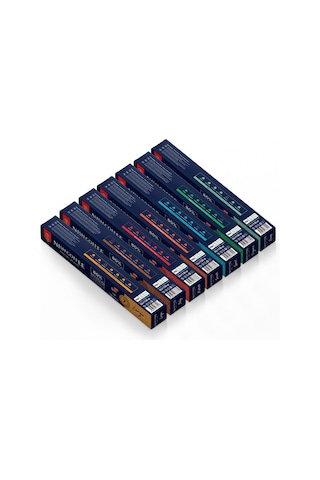 Nish Coffee Nespresso Uyumlu Kapsül Kahve 7'li Set Lungo,ıtaly,risteretto,smooth,sport,organik,decaf -70 Adet Kapsül Kahve